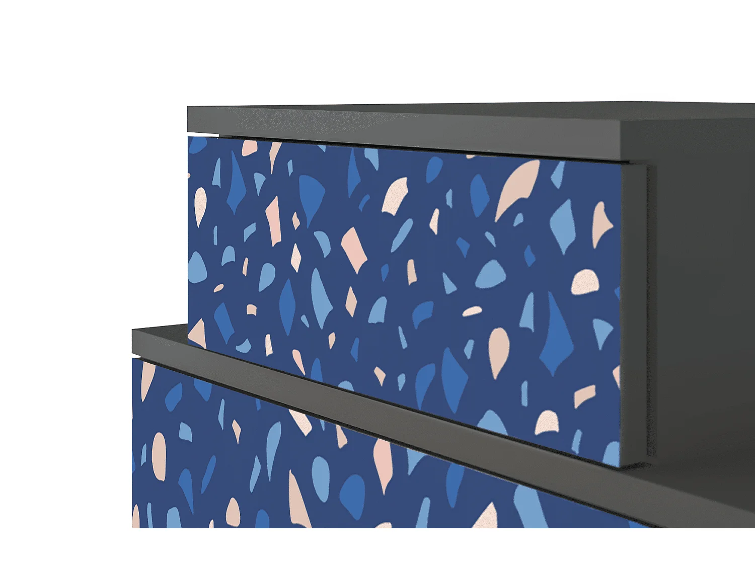 Table de nuit - 58х58х41 cm - NS1 - Soap Whirpool, Anthracite