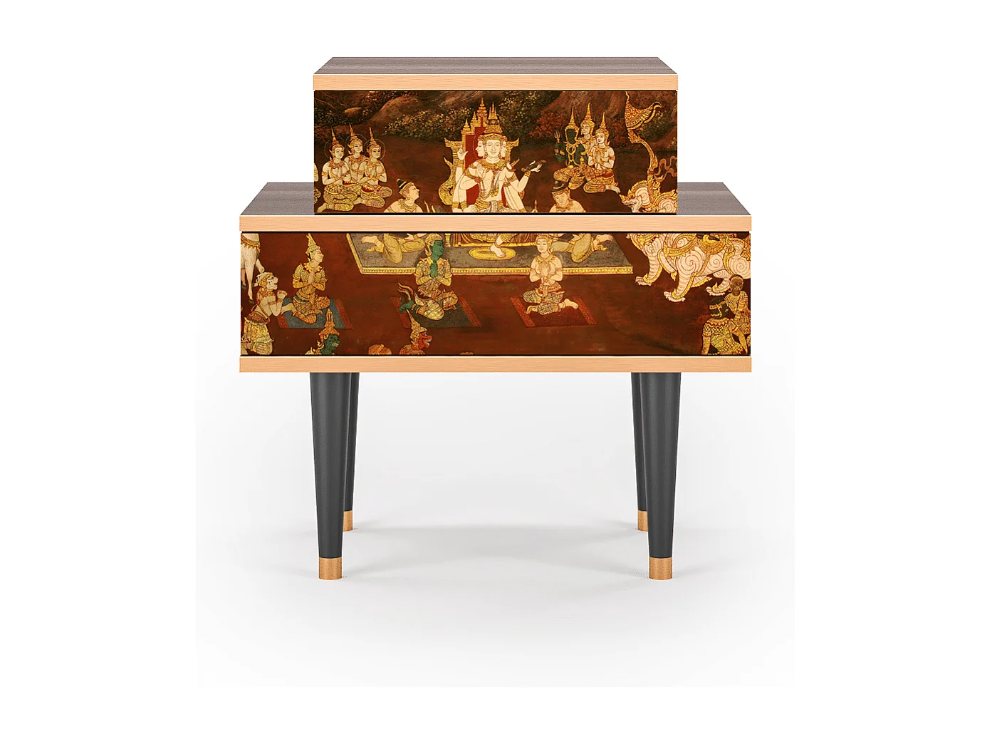 Table de nuit - 58х58х41 cm - NS1 - Malyavan, Noyer