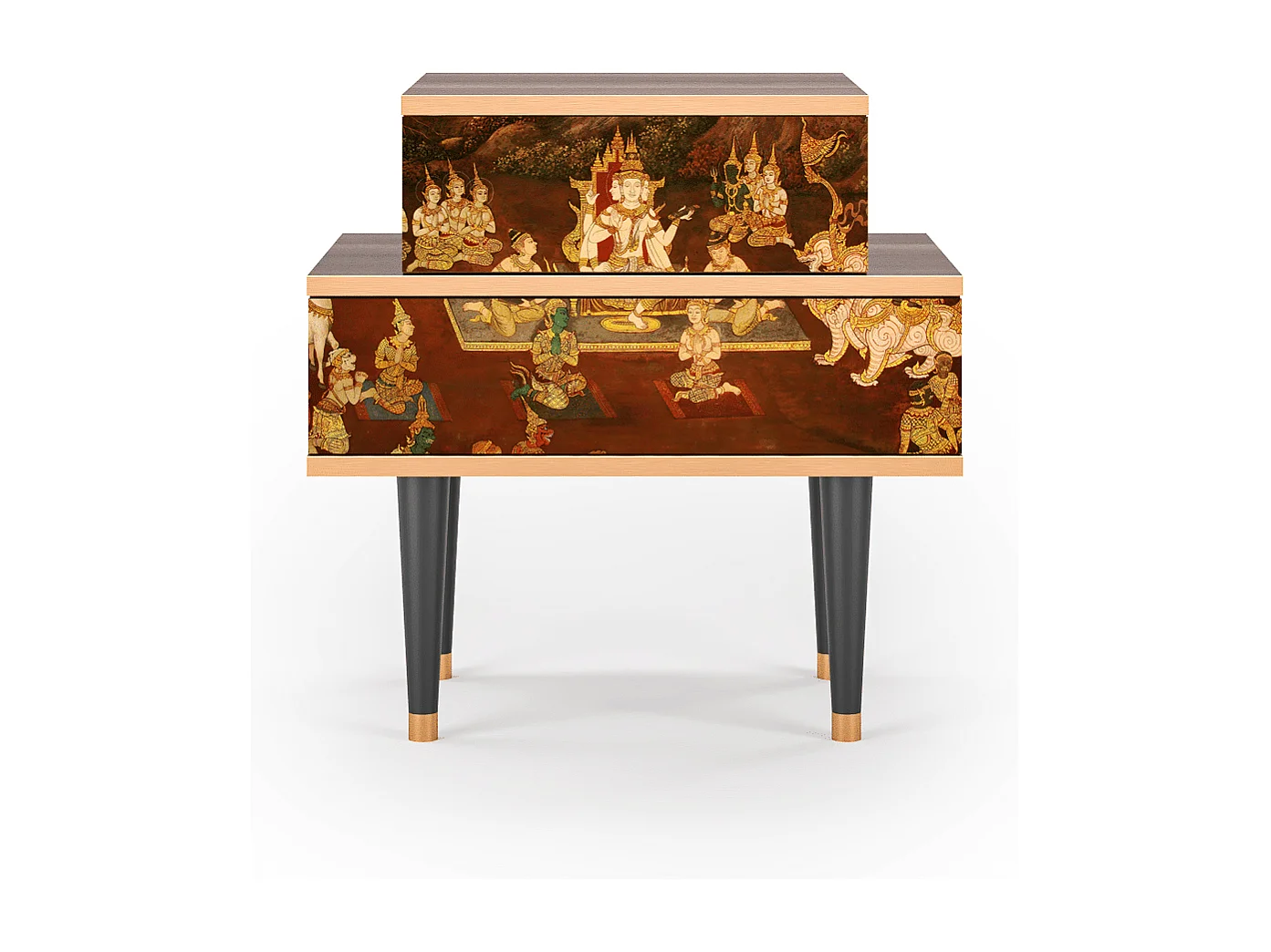 Nachtkastje - 58х58х41 cm - NS1 - Malyavan, Walnoot