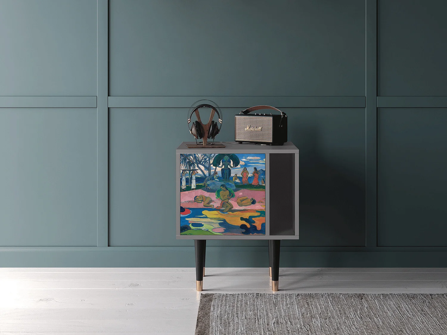 Table de nuit - 57х69х48 cm - S2 - Day of the God, Gris