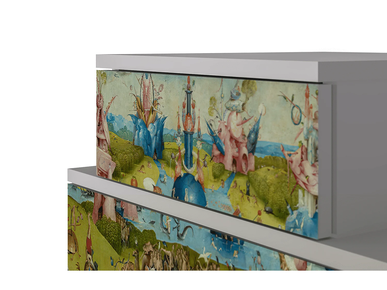 Table de nuit - 58х58х41 cm - NS1 - The Garden 2 by Bosch, Gris