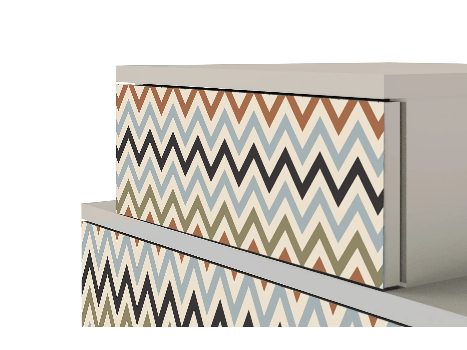 Nachtkastje - 58х58х41 cm - NS1 - Bright Ripple, Zand