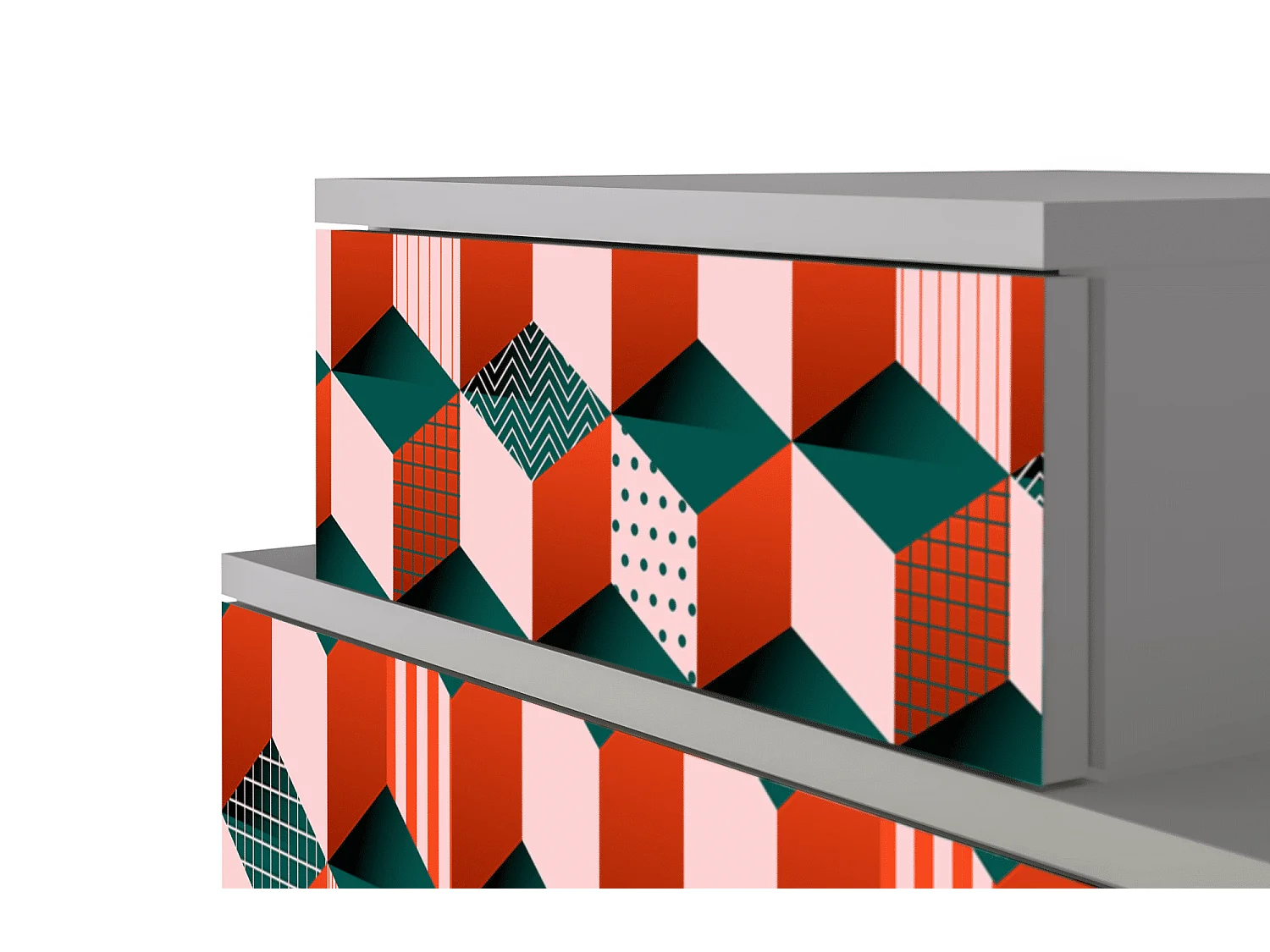 Table de nuit - 58х58х41 cm - NS1 - Pepsi-Cola, Gris