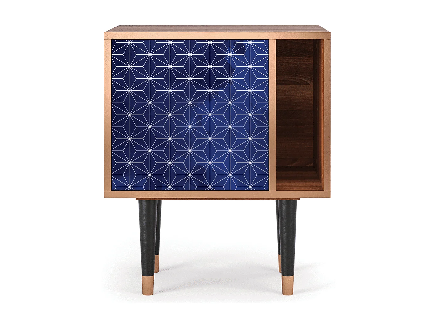 Table de nuit - 57х69х48 cm - S2 - Milky Way, Noyer