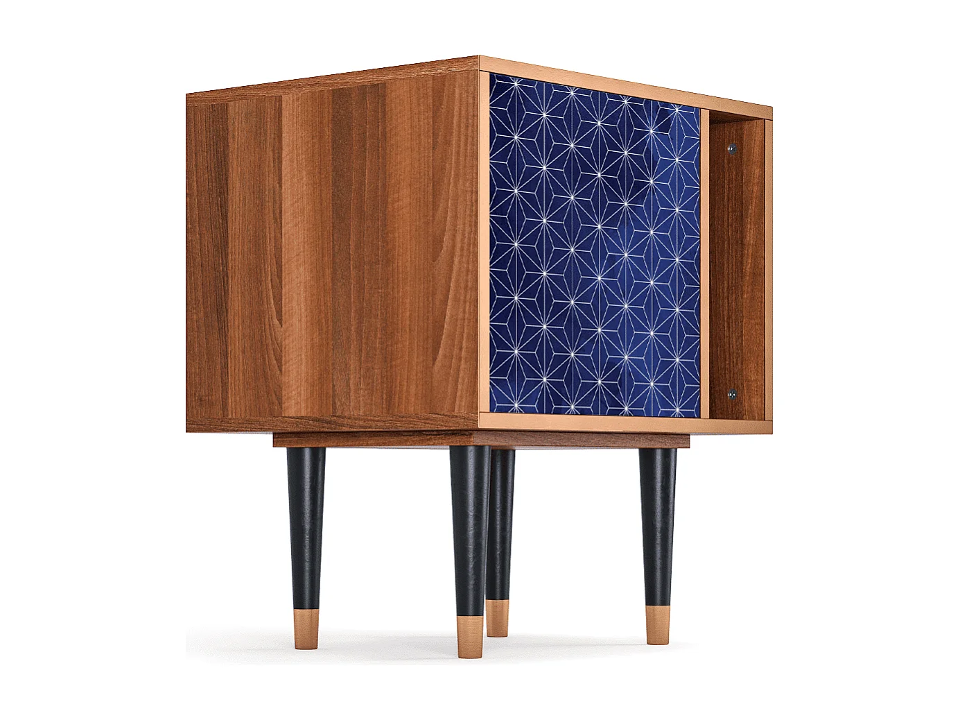 Table de nuit - 57х69х48 cm - S2 - Milky Way, Noyer