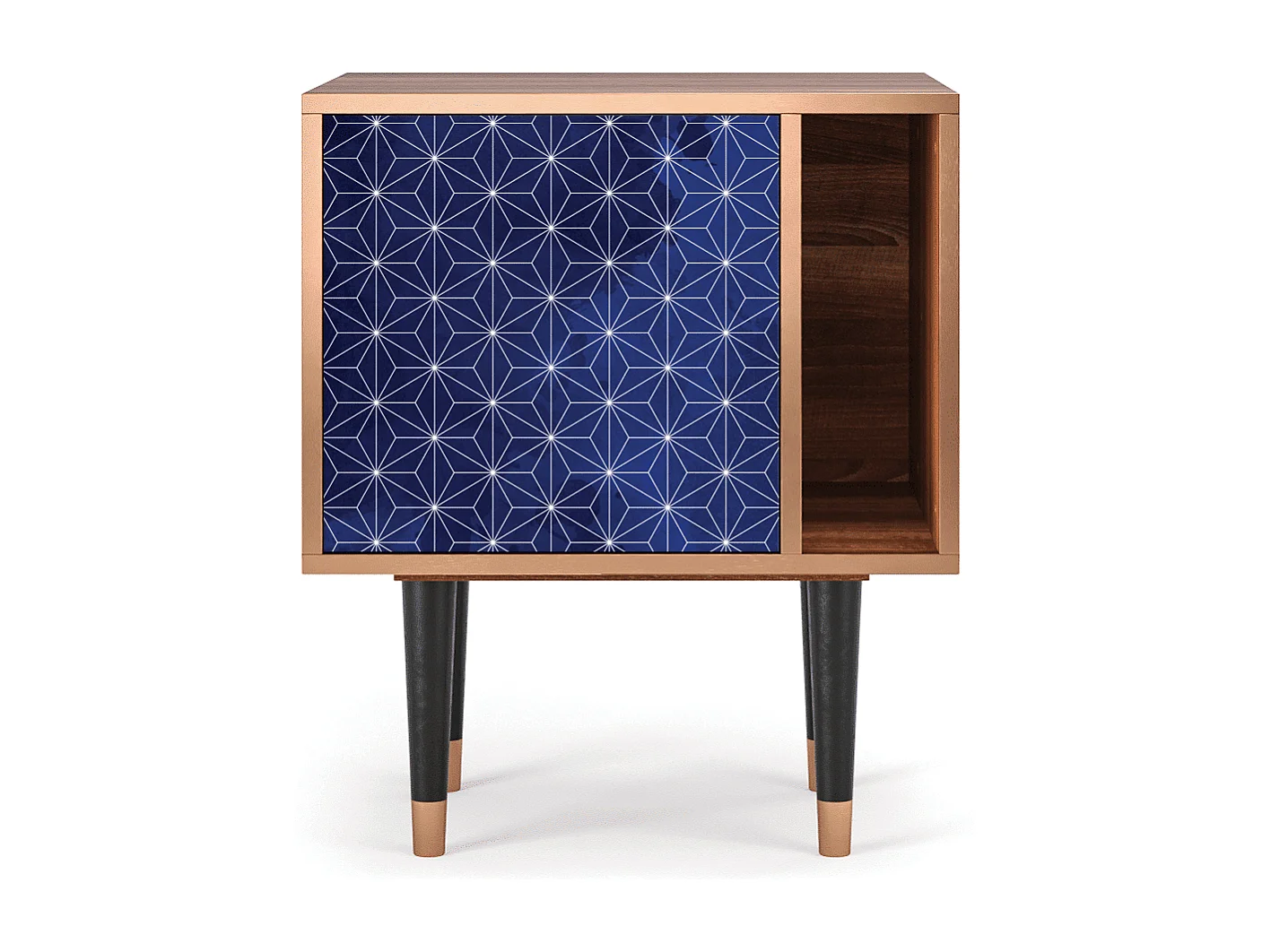 Table de nuit - 57х69х48 cm - S2 - Milky Way, Noyer