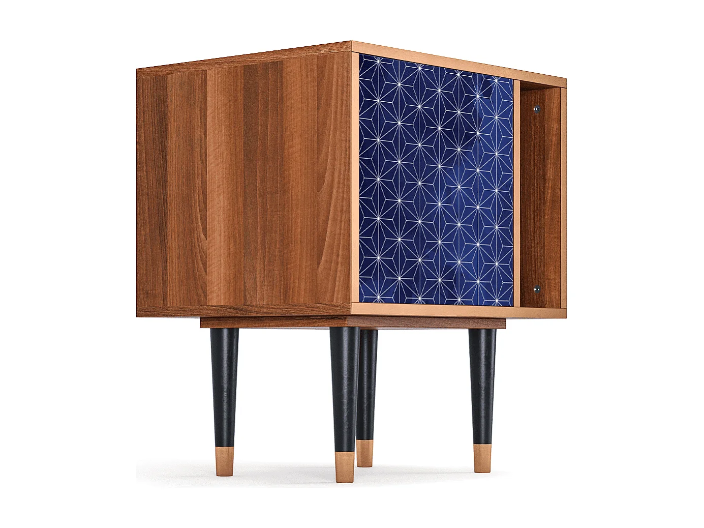 Table de nuit - 57х69х48 cm - S2 - Milky Way, Noyer