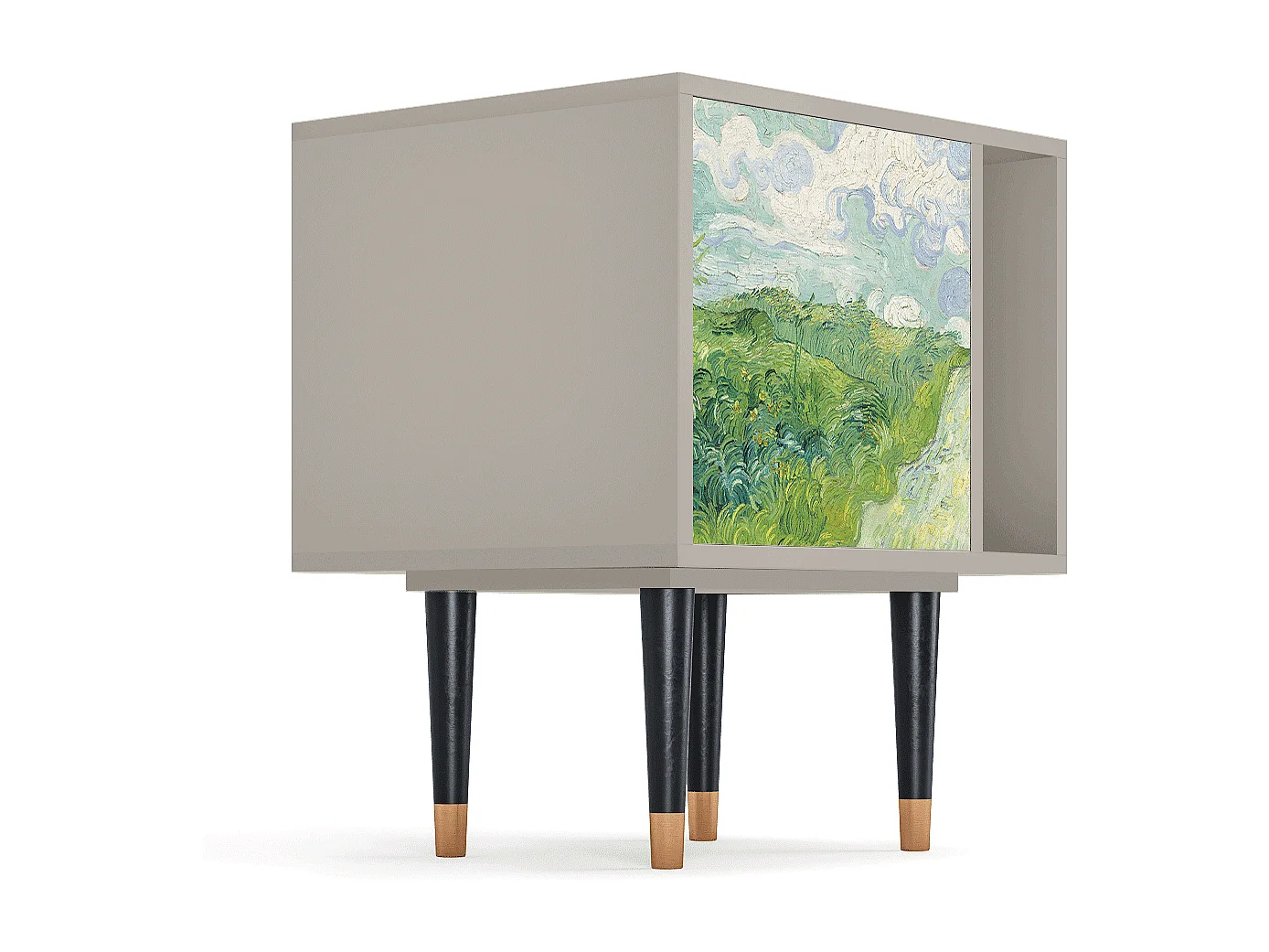 Mesita de noche - 57х69х48 cm - S2 - Green Wheat Fields, Arena