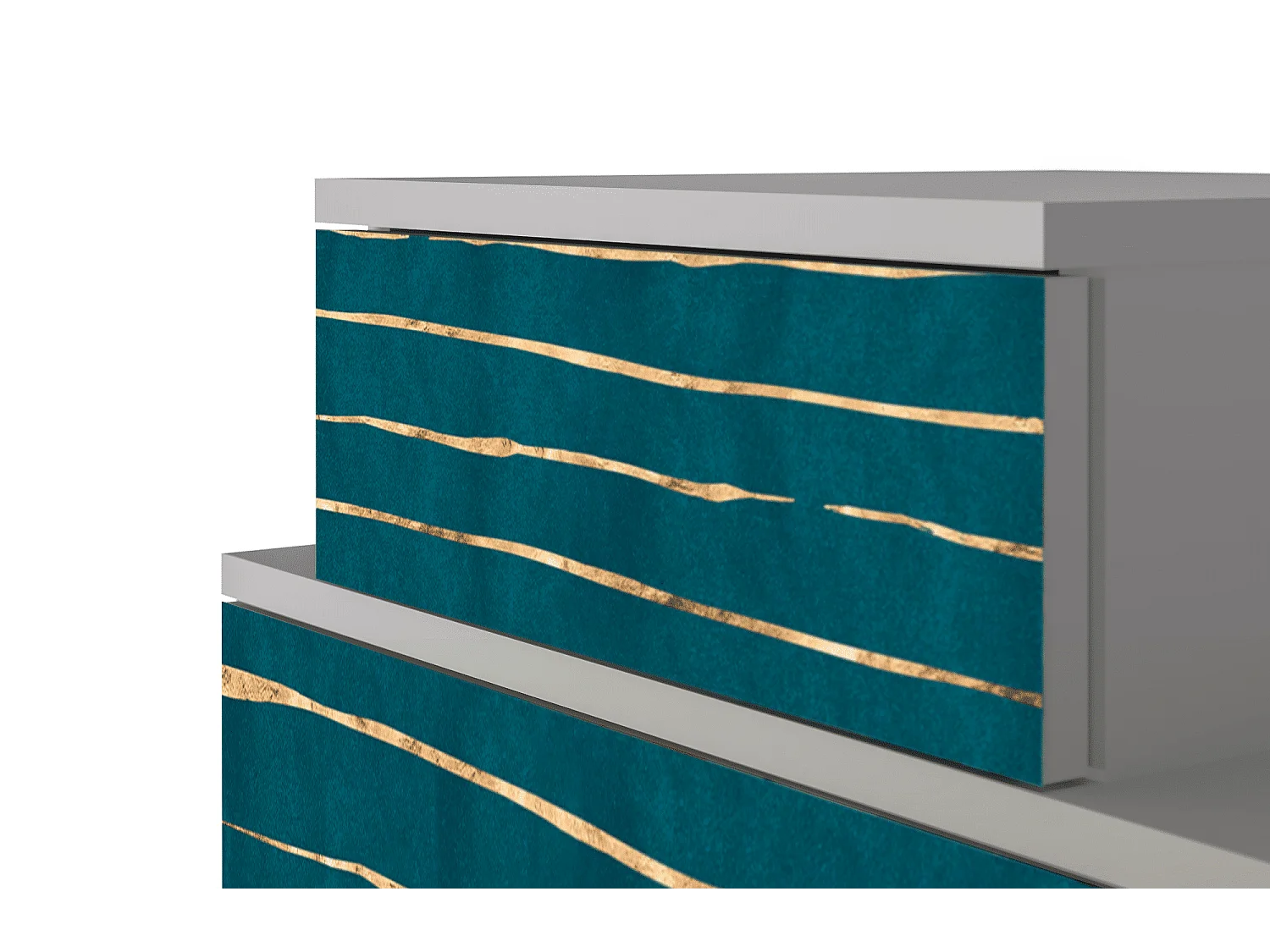 Table de nuit - 58х58х41 cm - NS1 - Ocean Drive, Gris