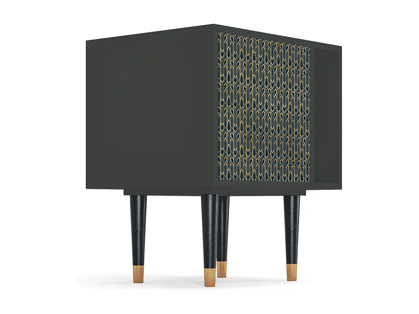 Criado-mudo - 57х69х48 cm - S2 - Golden Empire, Antracite