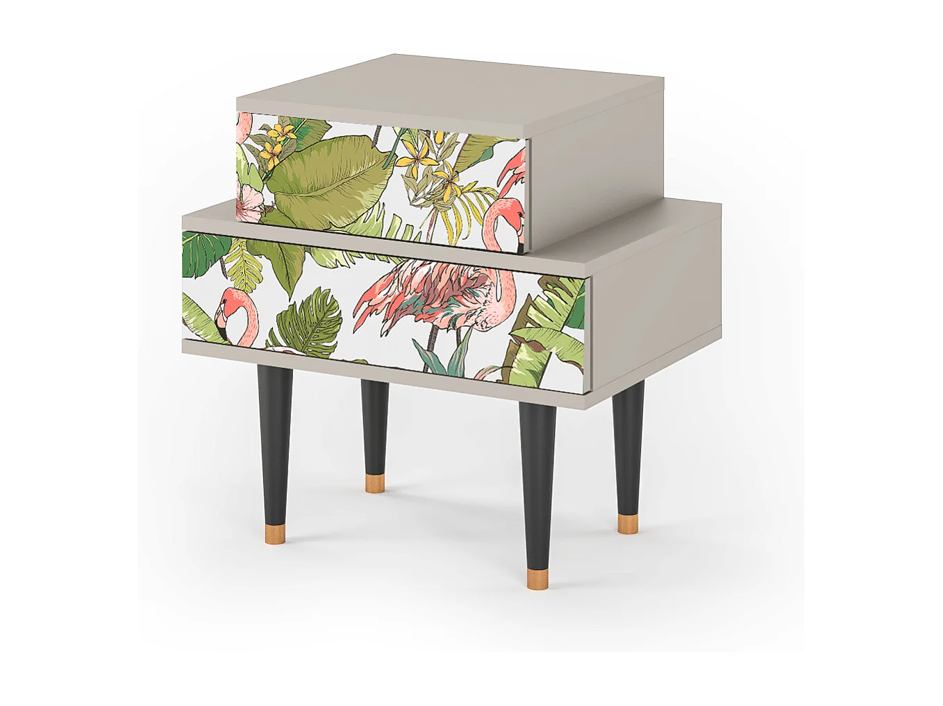 Table de nuit - 58х58х41 cm - NS1 - Sweet Flamingo, Sable