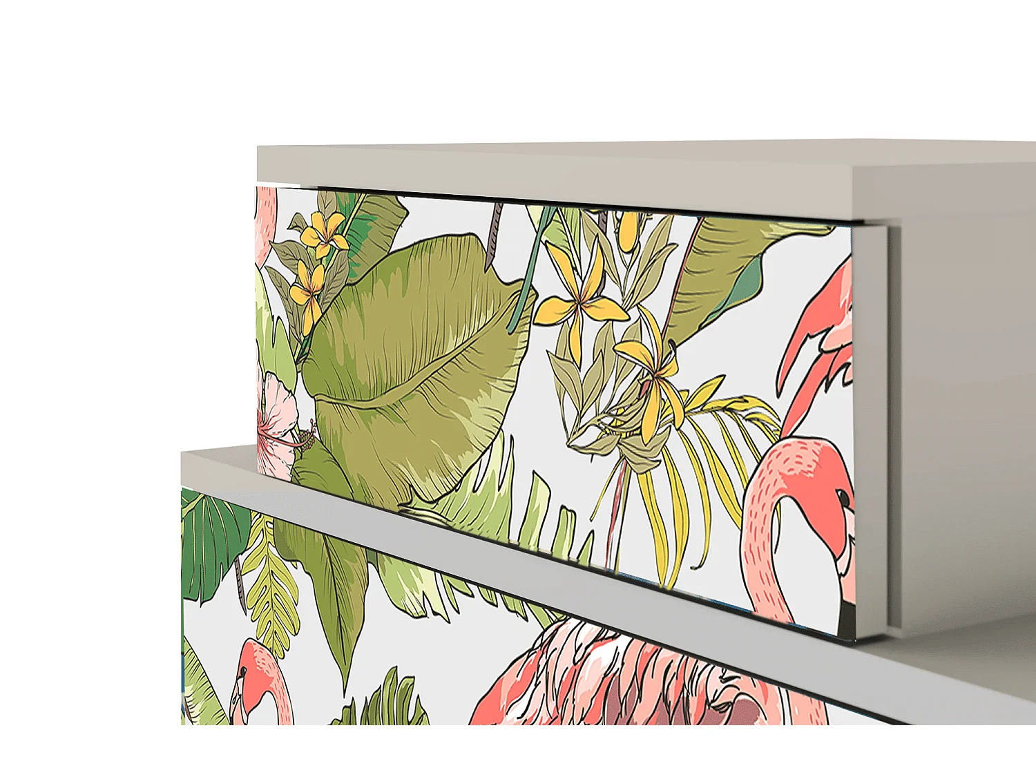 Table de nuit - 58х58х41 cm - NS1 - Sweet Flamingo, Sable