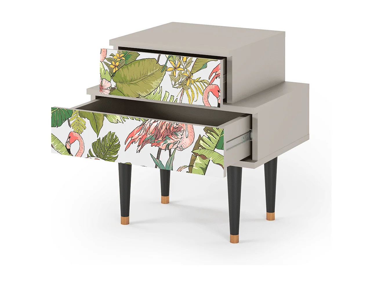 Table de nuit - 58х58х41 cm - NS1 - Sweet Flamingo, Sable