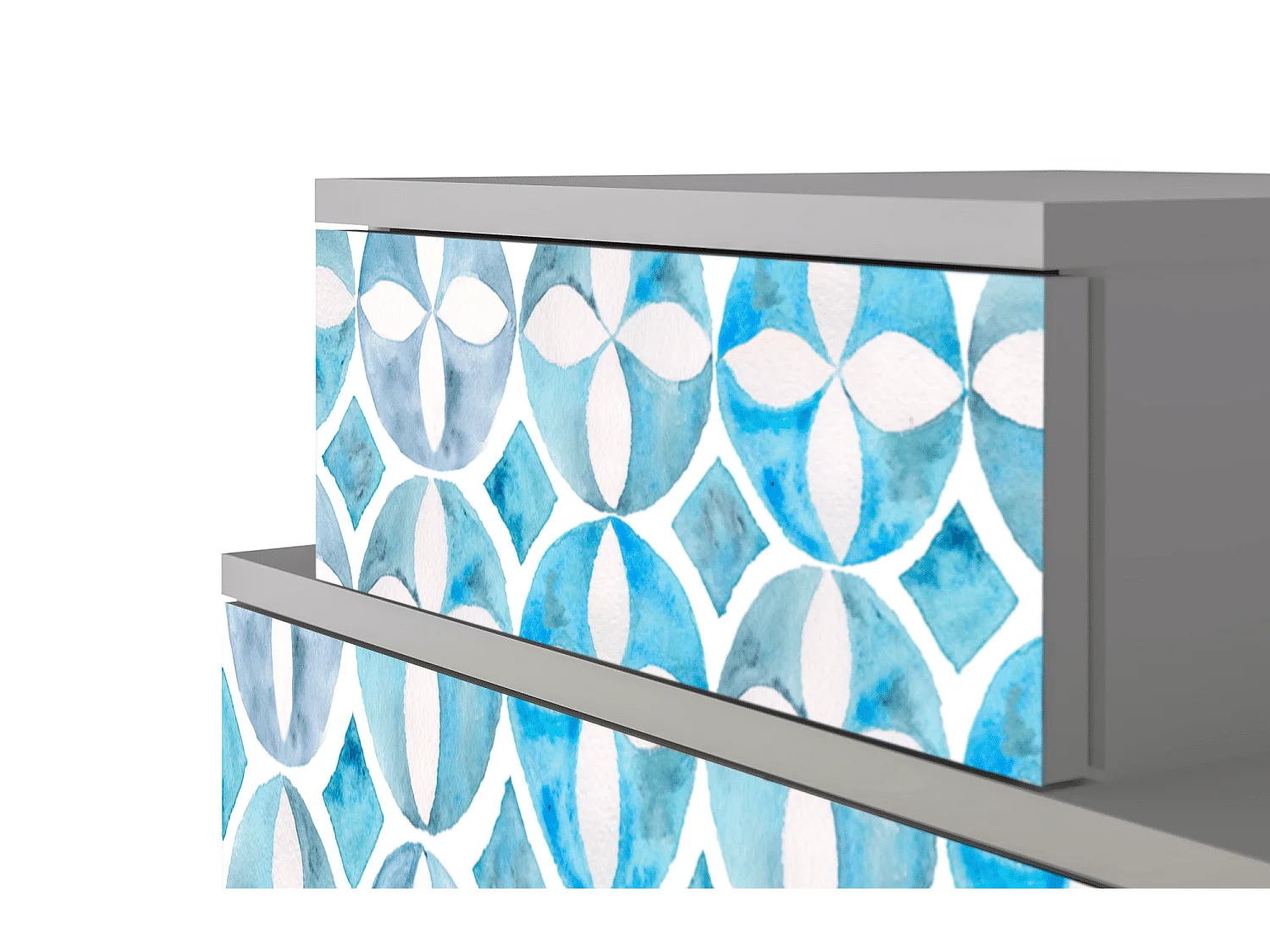 Nachttisch - 58х58х41 cm - NS1 - Porto Mood, Grau