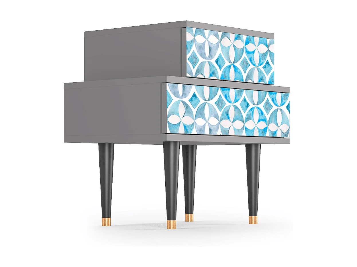 Nachttisch - 58х58х41 cm - NS1 - Porto Mood, Grau