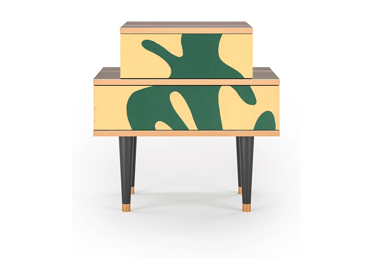 Table de nuit - 58х58х41 cm - NS1 - Constellations by Arp, Noyer