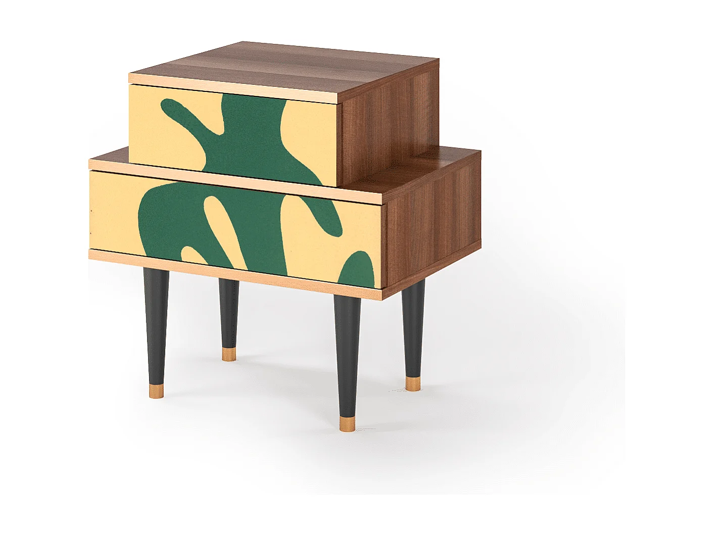 Table de nuit - 58х58х41 cm - NS1 - Constellations by Arp, Noyer