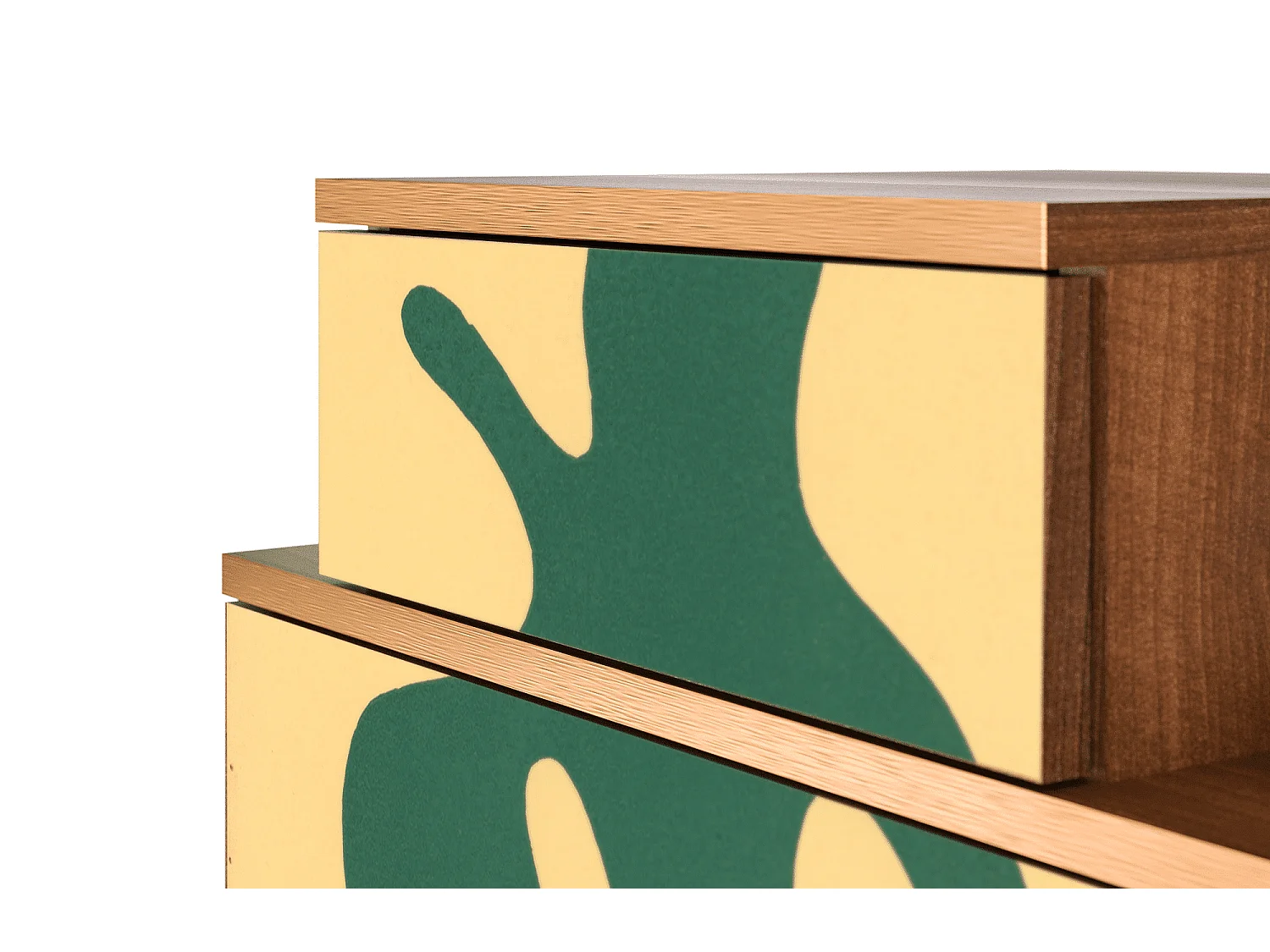 Table de nuit - 58х58х41 cm - NS1 - Constellations by Arp, Noyer