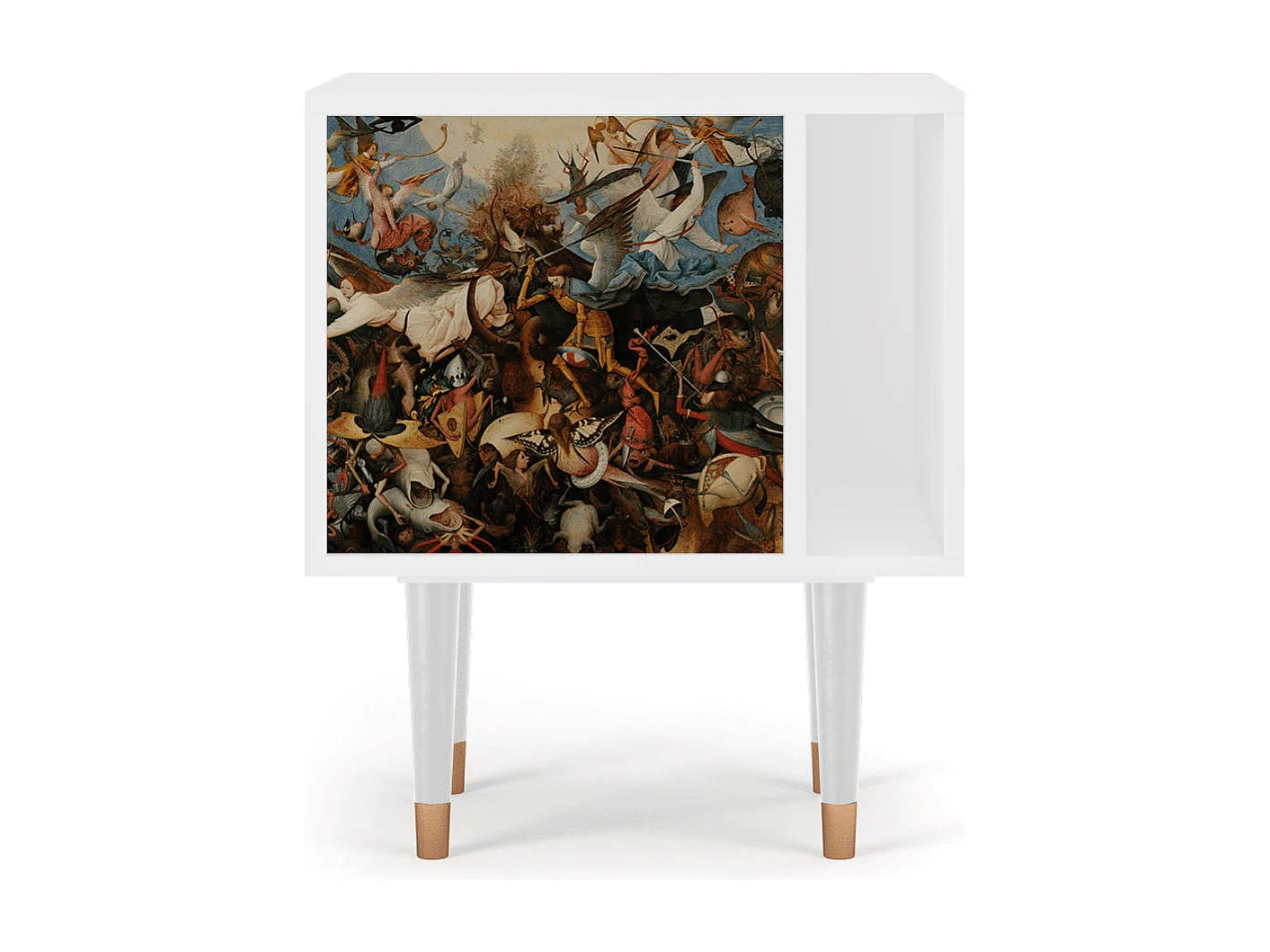 Table de nuit - 57х69х48 cm - S2 - The Fall, Blanc