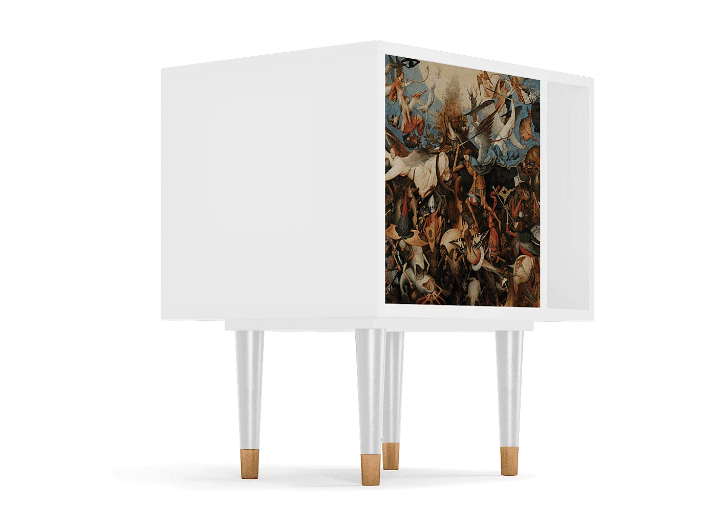 Table de nuit - 57х69х48 cm - S2 - The Fall, Blanc