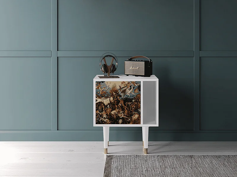 Table de nuit - 57х69х48 cm - S2 - The Fall, Blanc