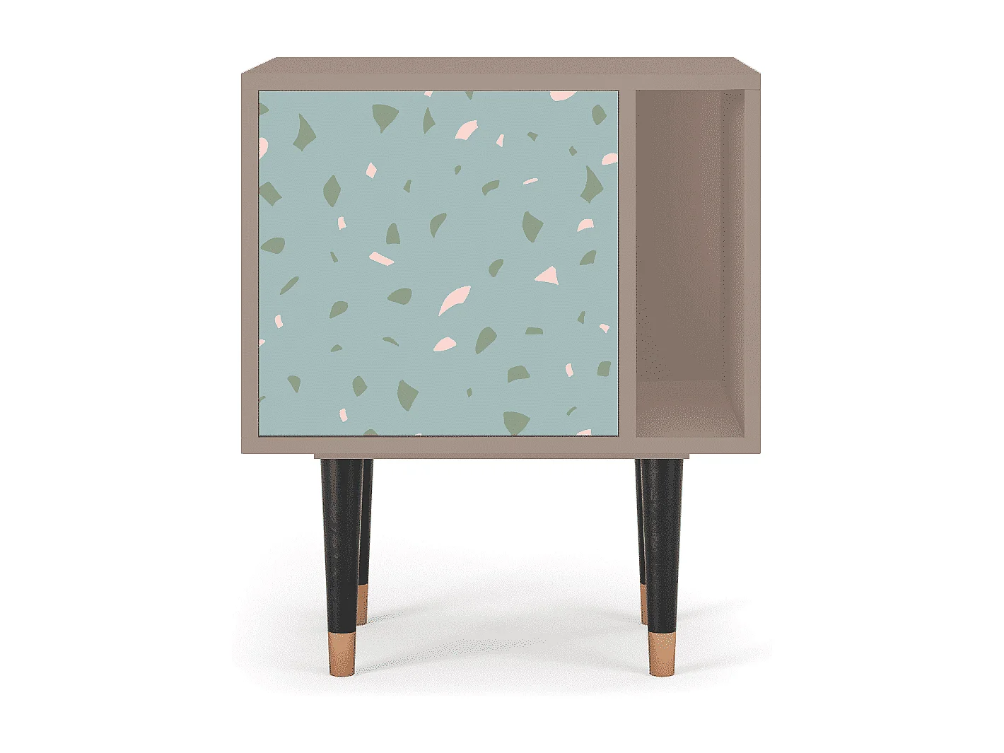 Table de nuit - 57х69х48 cm - S2 - Blue Drops, Latte