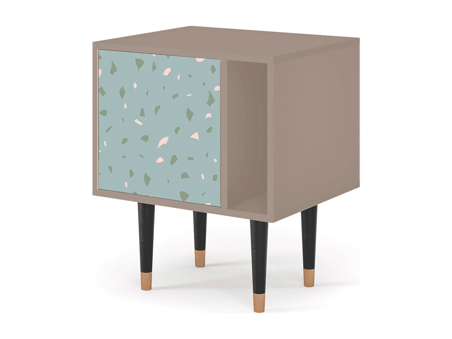 Table de nuit - 57х69х48 cm - S2 - Blue Drops, Latte