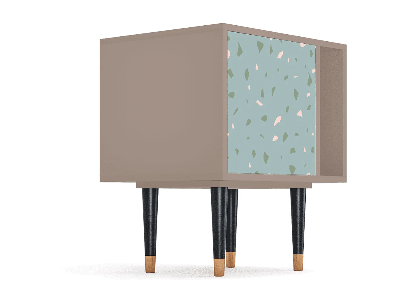 Table de nuit - 57х69х48 cm - S2 - Blue Drops, Latte