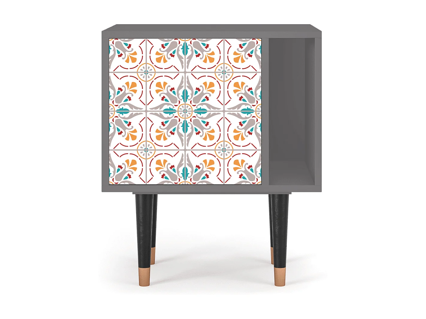 Table de nuit - 57х69х48 cm - S2 - Spring Ceramics, Gris