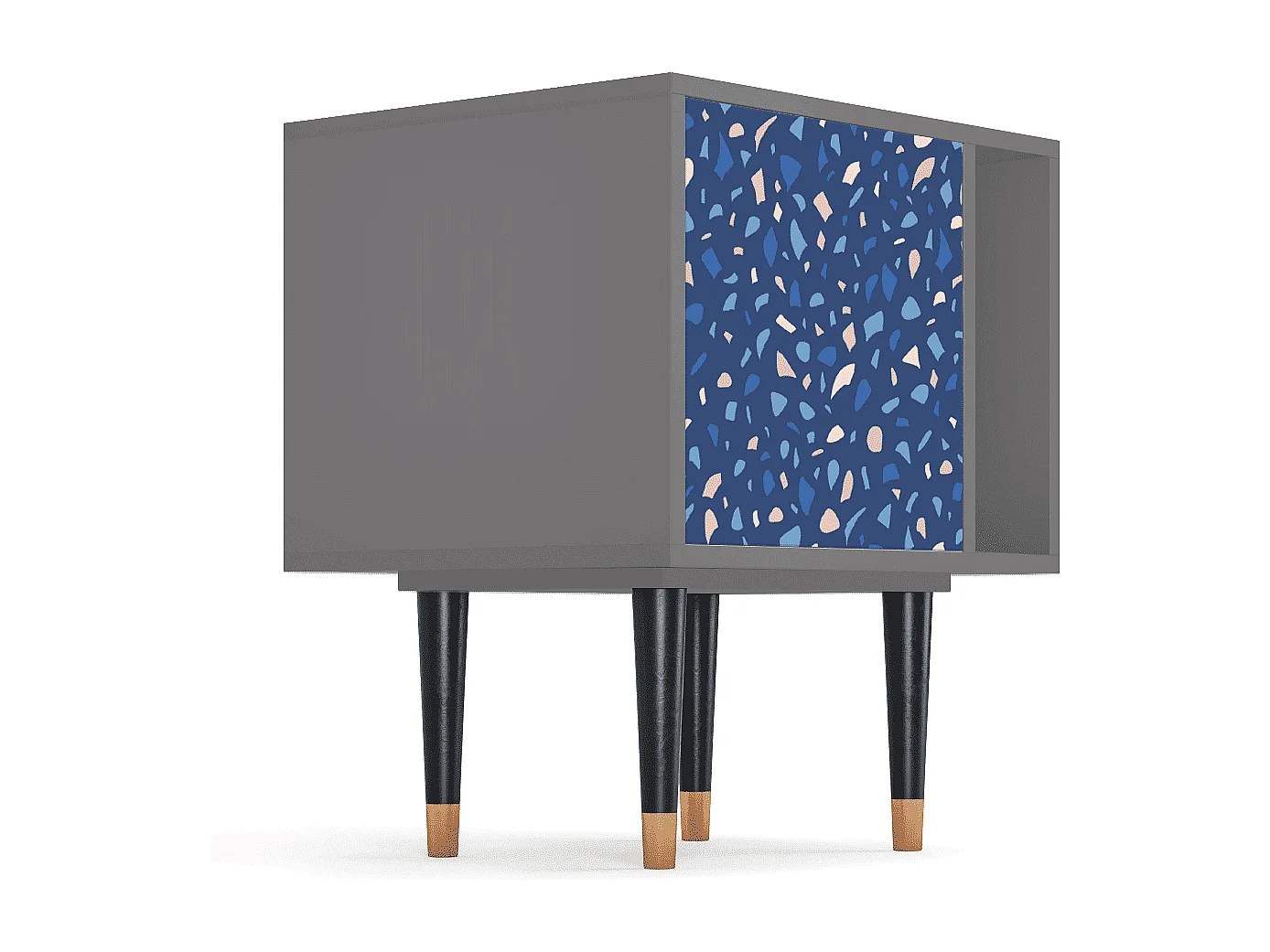 Nachtkastje - 57х69х48 cm - S2 - Soap Whirpool, Grijs