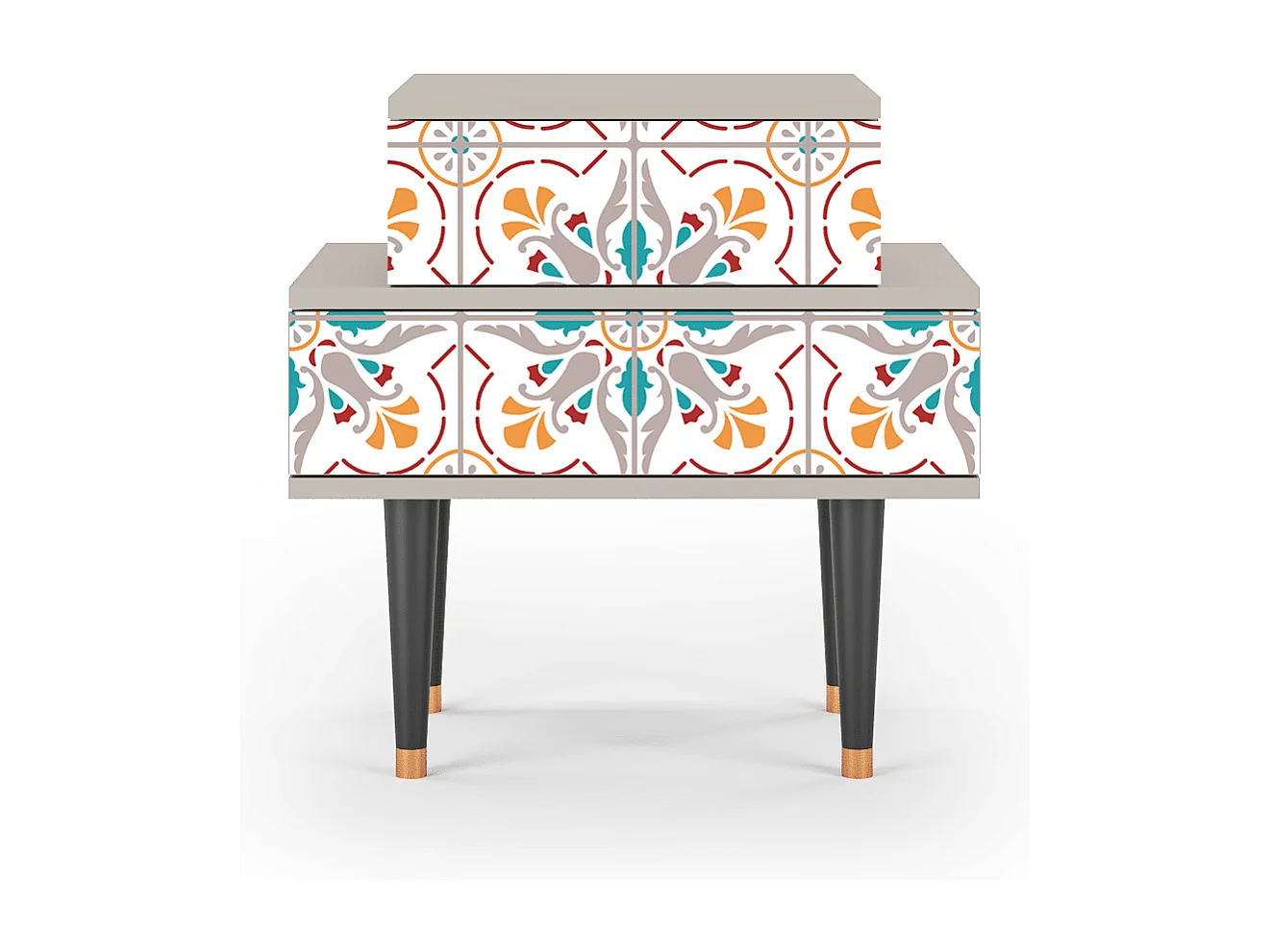 Table de nuit - 58х58х41 cm - NS1 - Spring Ceramics, Sable