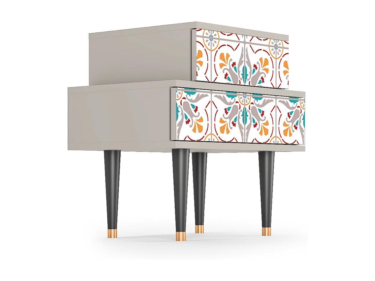 Table de nuit - 58х58х41 cm - NS1 - Spring Ceramics, Sable