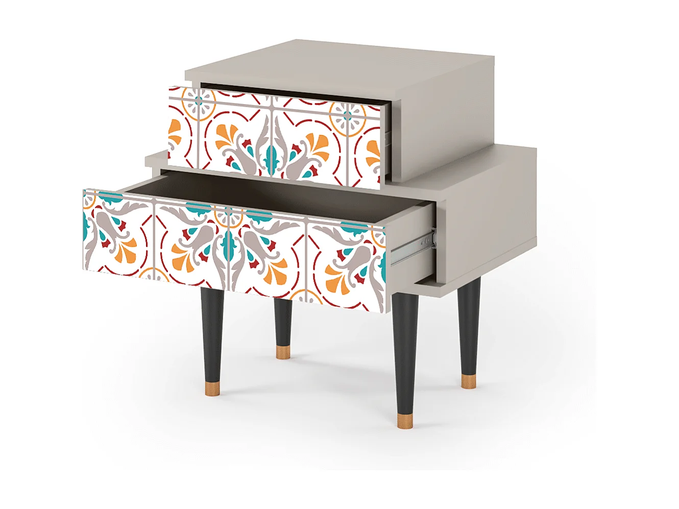 Table de nuit - 58х58х41 cm - NS1 - Spring Ceramics, Sable