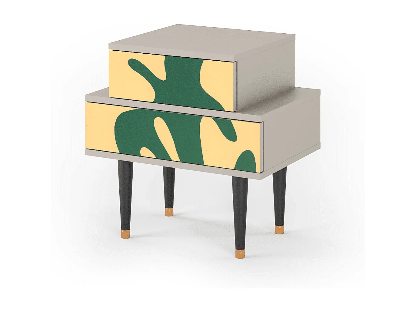 Table de nuit - 58х58х41 cm - NS1 - Constellations by Arp, Sable