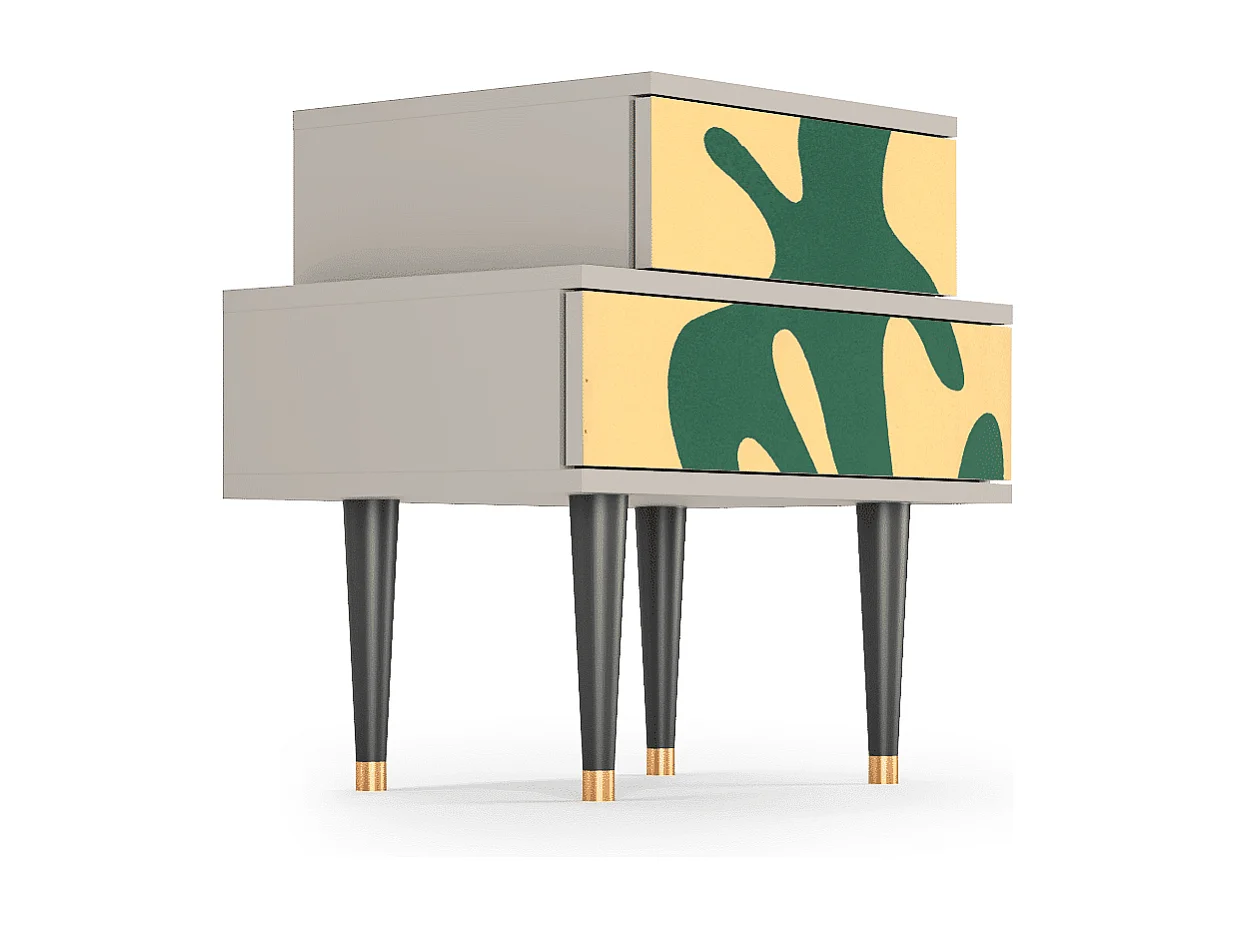 Table de nuit - 58х58х41 cm - NS1 - Constellations by Arp, Sable