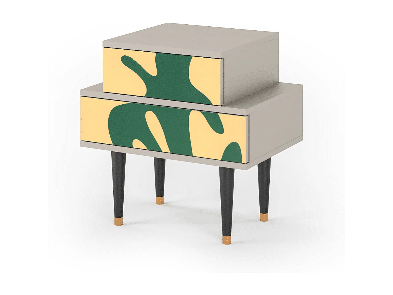 Table de nuit - 58х58х41 cm - NS1 - Constellations by Arp, Sable