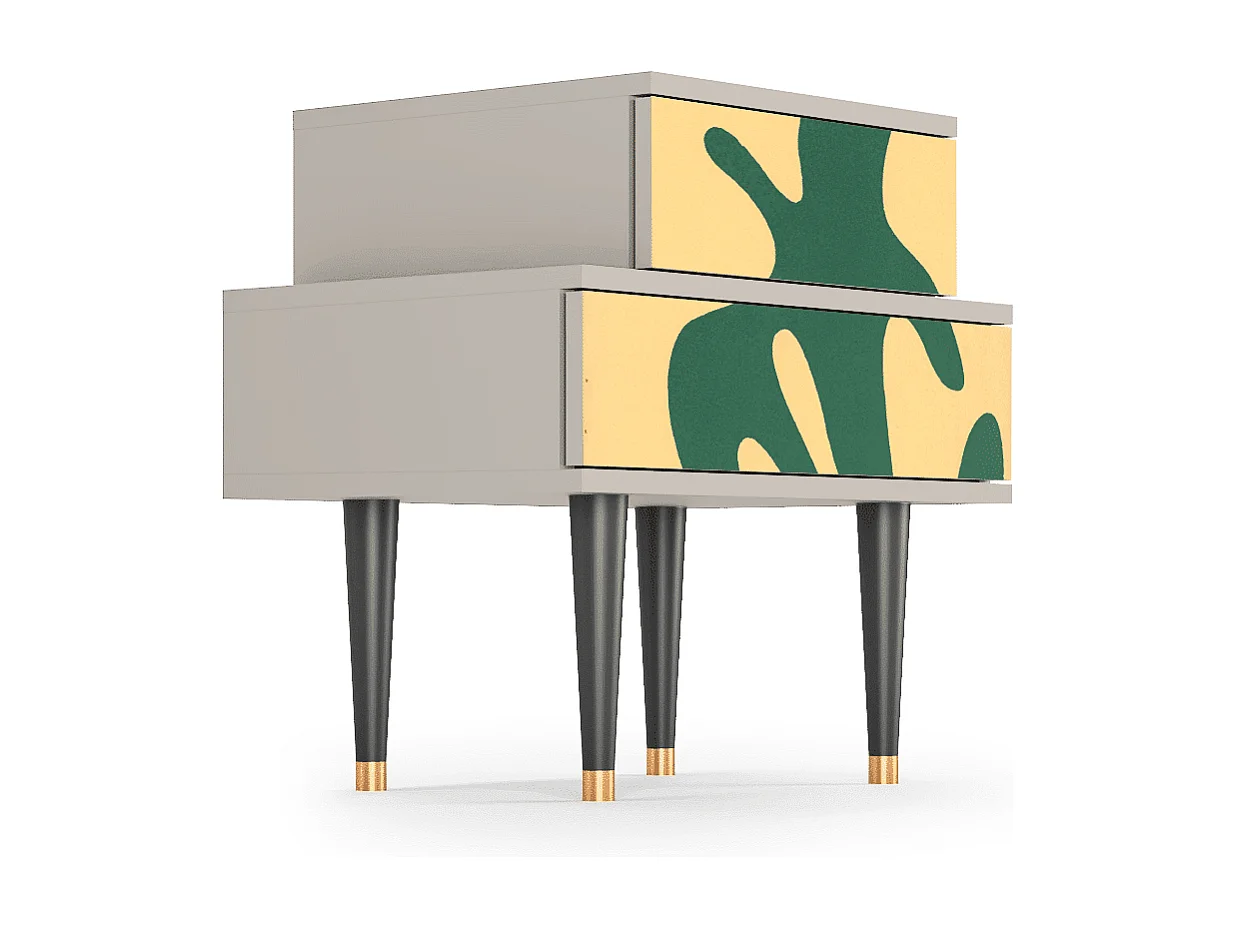 Table de nuit - 58х58х41 cm - NS1 - Constellations by Arp, Sable