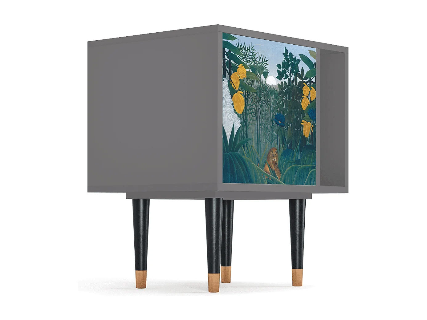 Table de nuit - 57х69х48 cm - S2 - The Repast of the Lion, Gris