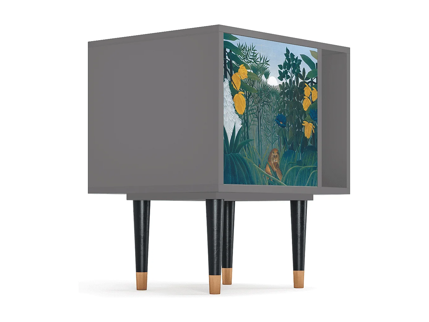 Table de nuit - 57х69х48 cm - S2 - The Repast of the Lion, Gris