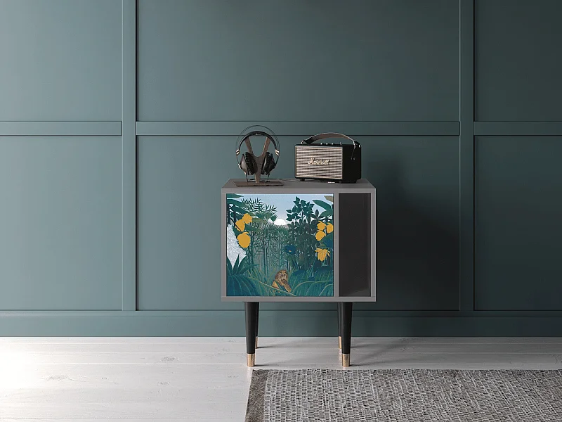 Table de nuit - 57х69х48 cm - S2 - The Repast of the Lion, Gris