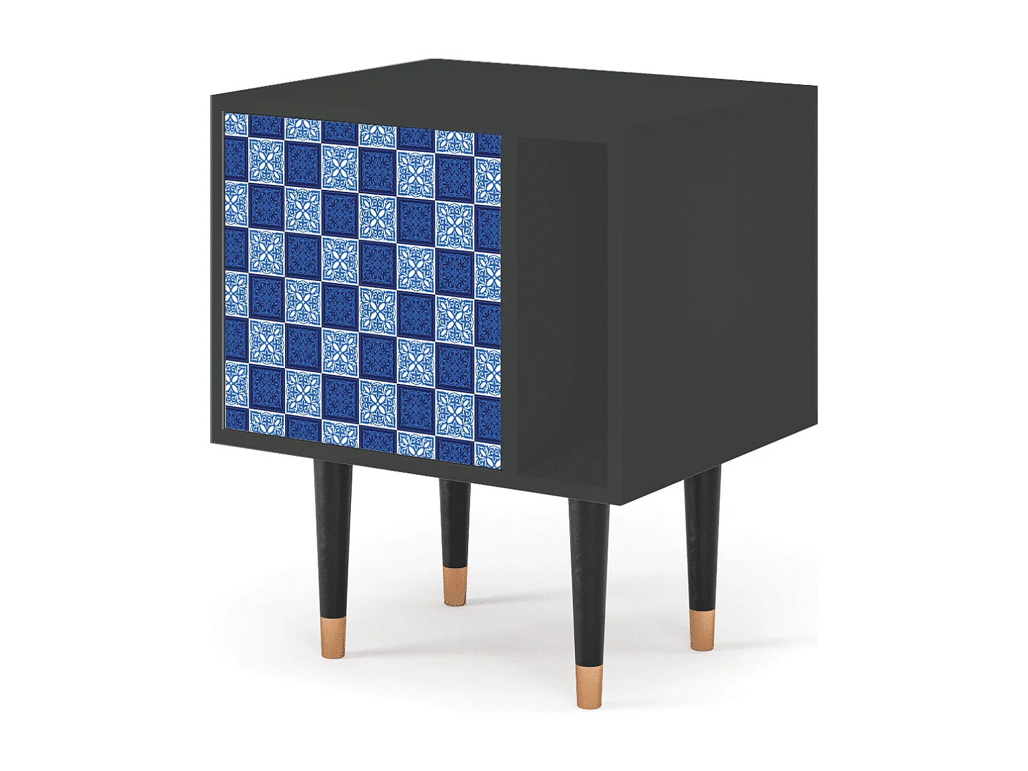 Table de nuit - 57х69х48 cm - S2 - Light Path, Anthracite