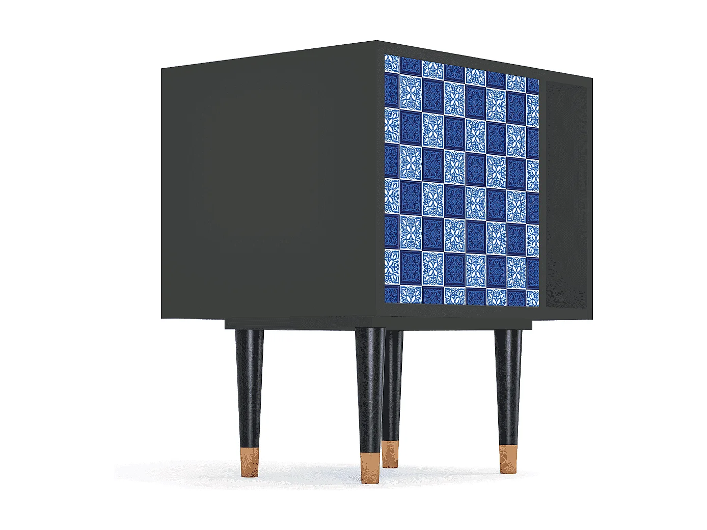 Table de nuit - 57х69х48 cm - S2 - Light Path, Anthracite