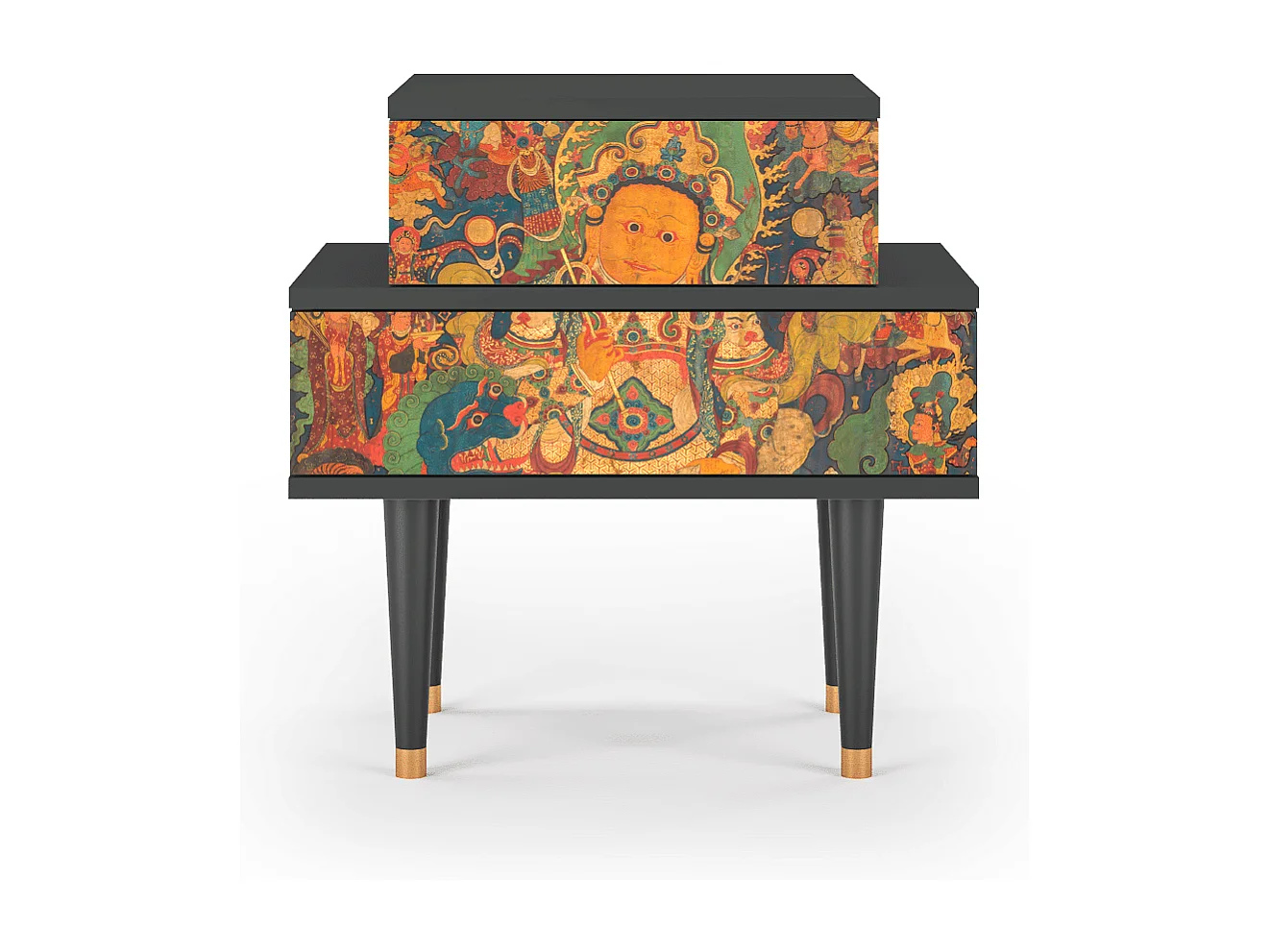 Criado-mudo - 58х58х41 cm - NS1 - God by Vaisravana , Antracite