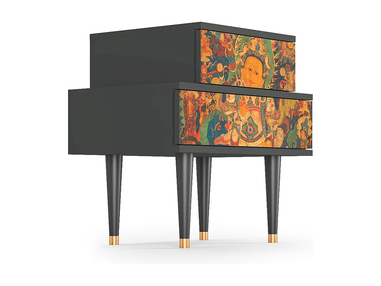 Criado-mudo - 58х58х41 cm - NS1 - God by Vaisravana , Antracite