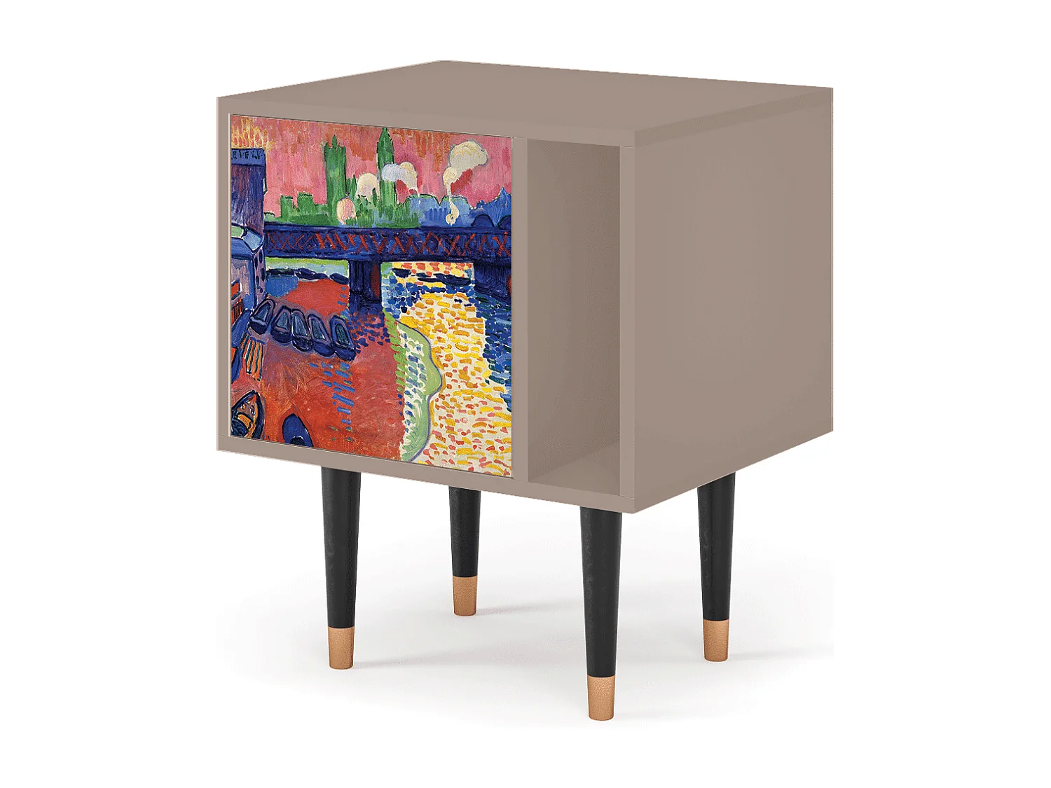 Table de nuit - 57х69х48 cm - S2 - Charing Cross Bridge, Latte