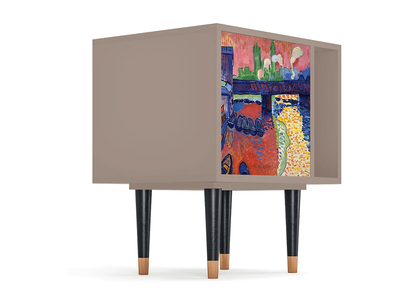 Table de nuit - 57х69х48 cm - S2 - Charing Cross Bridge, Latte