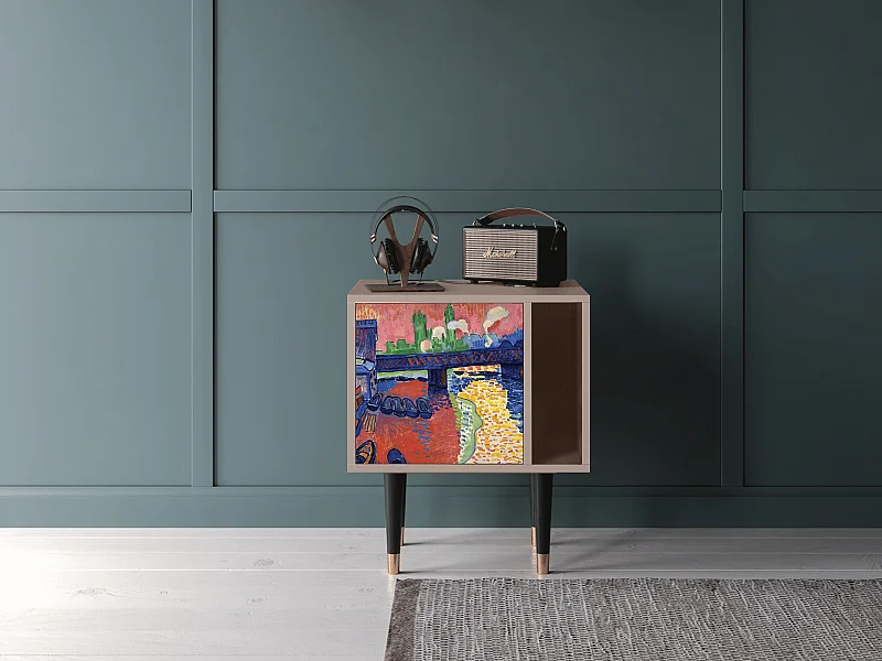 Table de nuit - 57х69х48 cm - S2 - Charing Cross Bridge, Latte