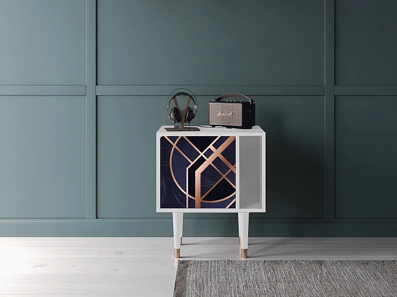 Criado-mudo - 57х69х48 cm - S2 - Purple Temple, Branco