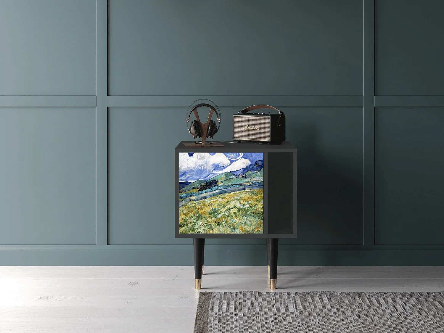 Criado-mudo - 57х69х48 cm - S2 - Landscape, Antracite