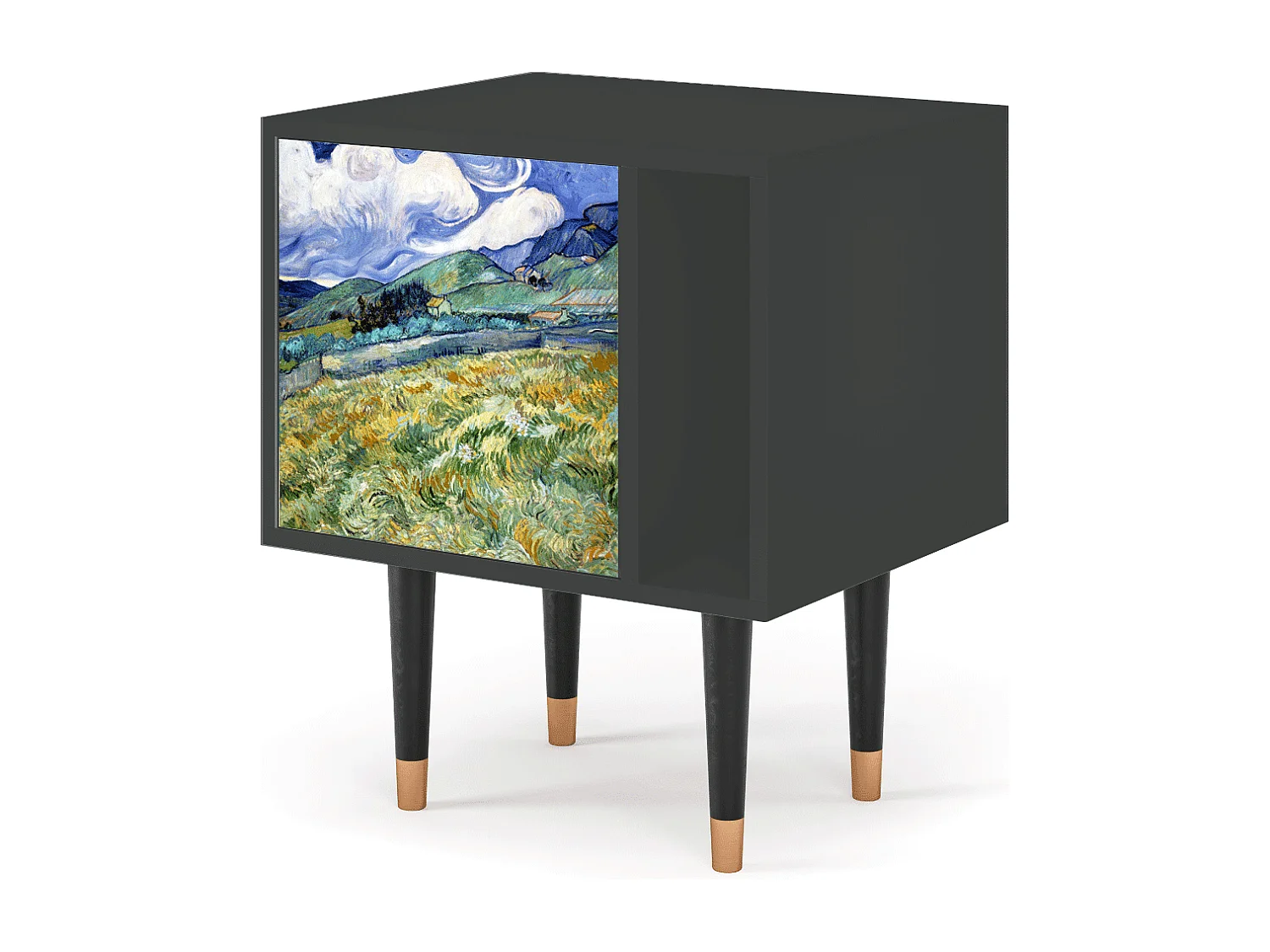 Criado-mudo - 57х69х48 cm - S2 - Landscape, Antracite